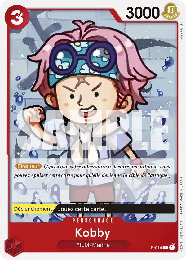 Carte One Piece française Kobby P-014 P