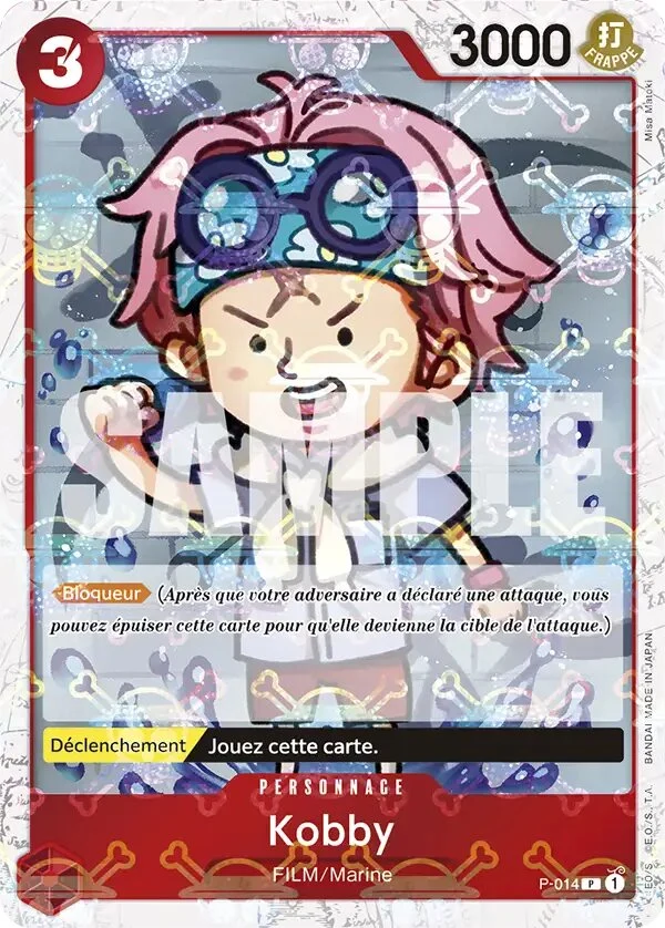 Carte One Piece française Kobby P-014 P