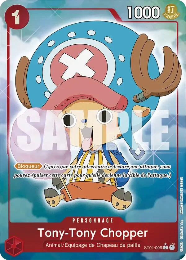 Carte One Piece française Tony-Tony Chopper ST01-006 C