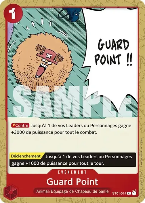 Carte One Piece française ST01-014 Guard Point