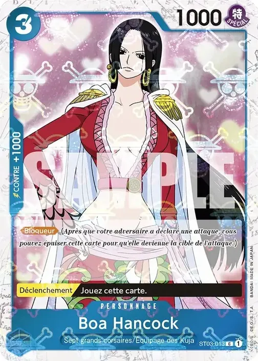 Carte One Piece française ST03-013 Boa Hancock (version 3)