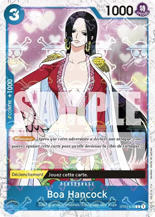 Carte One Piece française Boa Hancock ST03-013 C