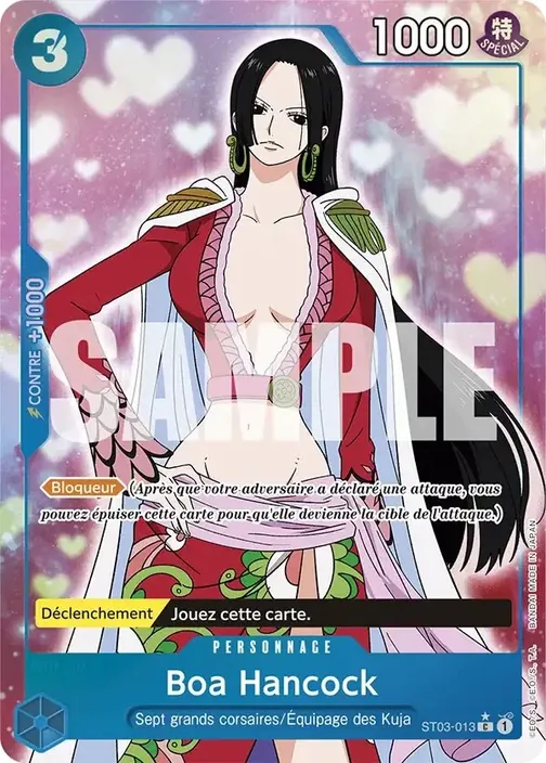 Carte One Piece française ST03-013 Boa Hancock (version 4)