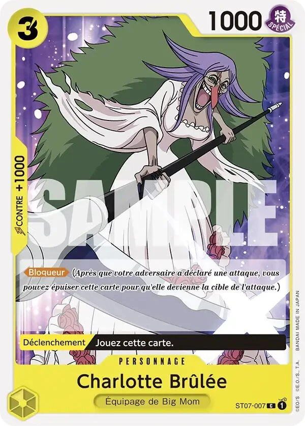 Carte One Piece française Charlotte Brûlée ST07-007 C