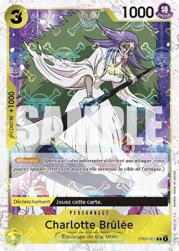 Carte One Piece française Charlotte Brûlée ST07-007 C