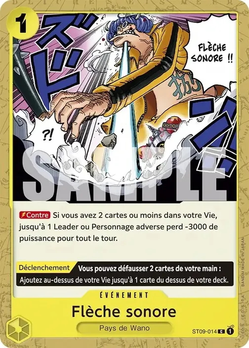 Carte One Piece française ST09-014 Flèche sonore