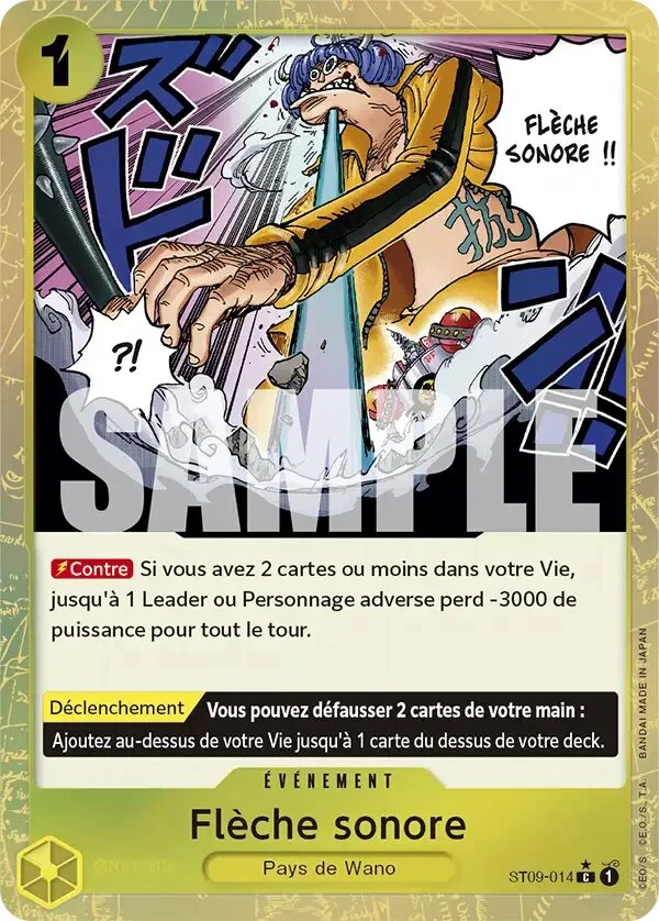 Carte One Piece française Flèche sonore ST09-014 C