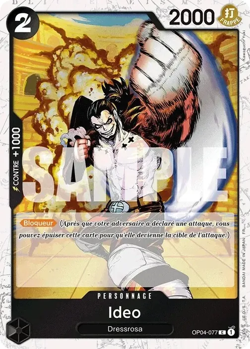 Carte One Piece française OP04-077 Ideo (version 2)