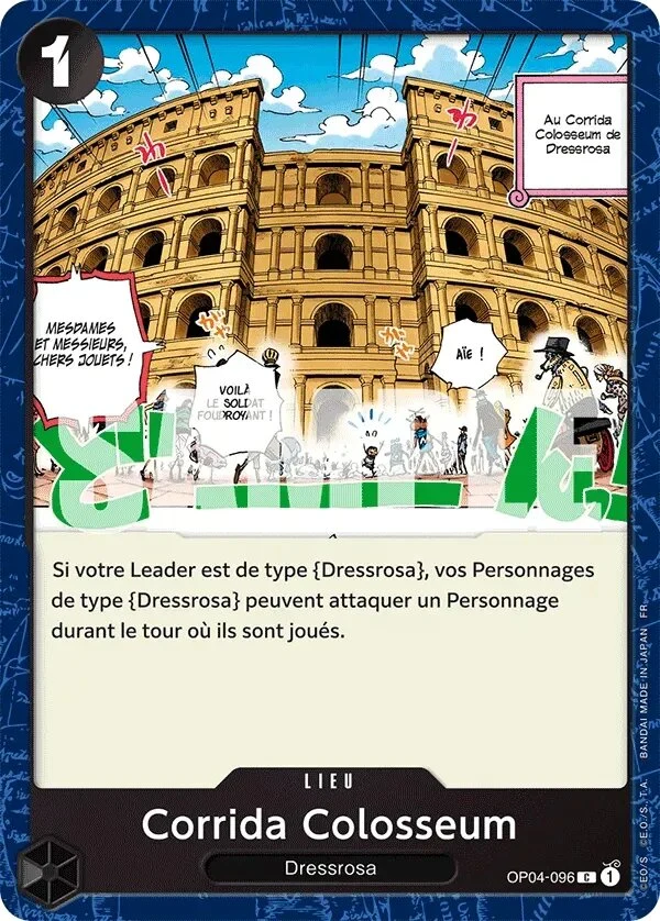 Carte One Piece française Corrida Colosseum OP04-096 C