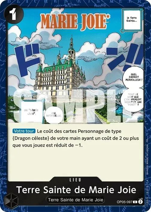 Carte One Piece française OP05-097 Terre Sainte de Marie Joie (version 2)
