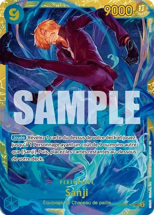 Carte One Piece française OP06-119 Sanji
