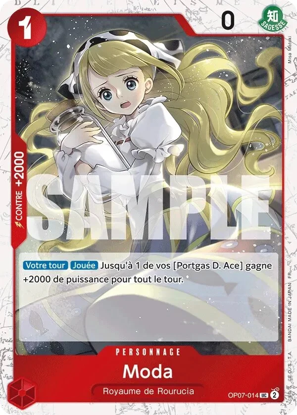 Carte One Piece française Moda OP07-014 UC