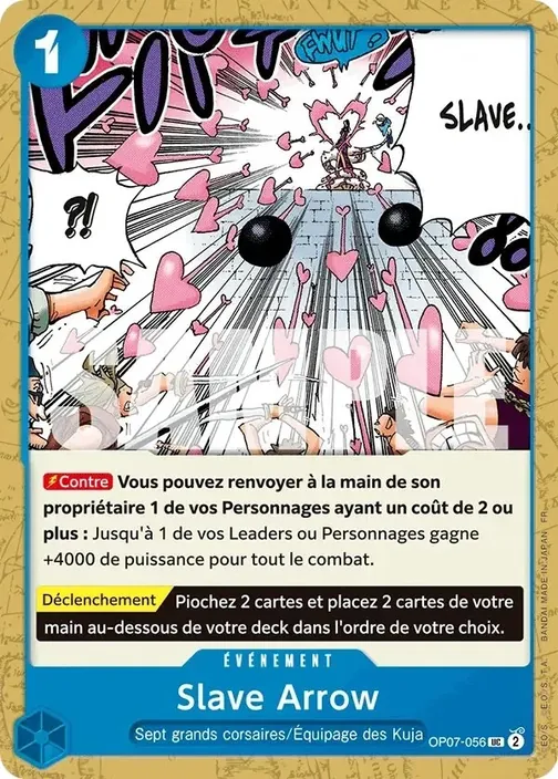 Carte One Piece française OP07-056 Slave Arrow