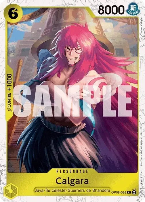 Carte One Piece française OP08-099 Calgara (version 2)