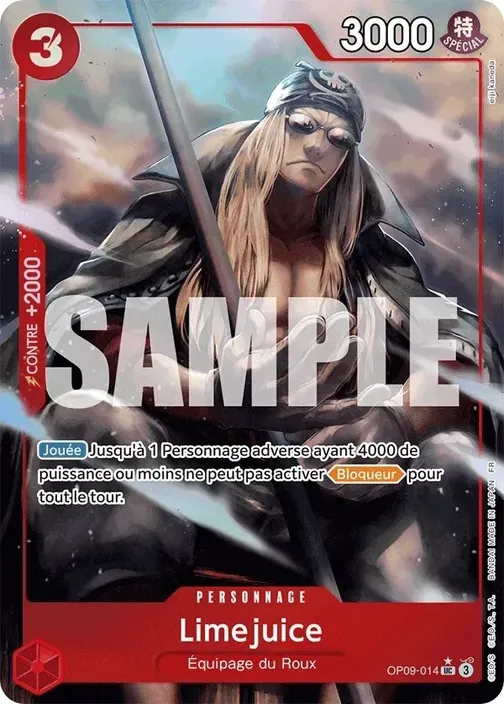 Carte One Piece française OP09-014 Limejuice (version 3)