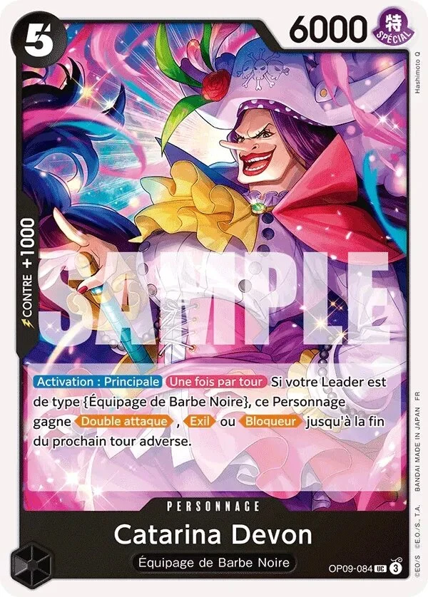 Carte One Piece française Catarina Devon OP09-084 UC