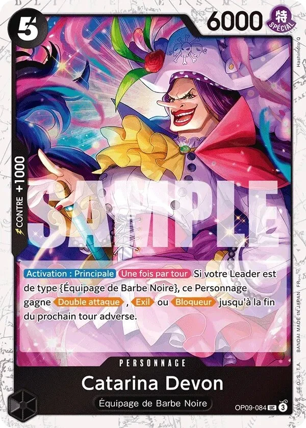 Carte One Piece française Catarina Devon OP09-084 UC