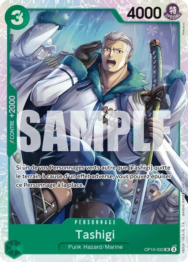 Carte One Piece française Tashigi OP10-032 SR