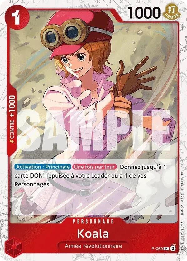 Carte One Piece française Koala P-069 P