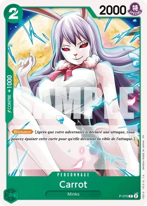 Carte One Piece française P-070 Carrot