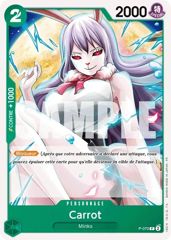 Carte One Piece française Carrot P-070 P