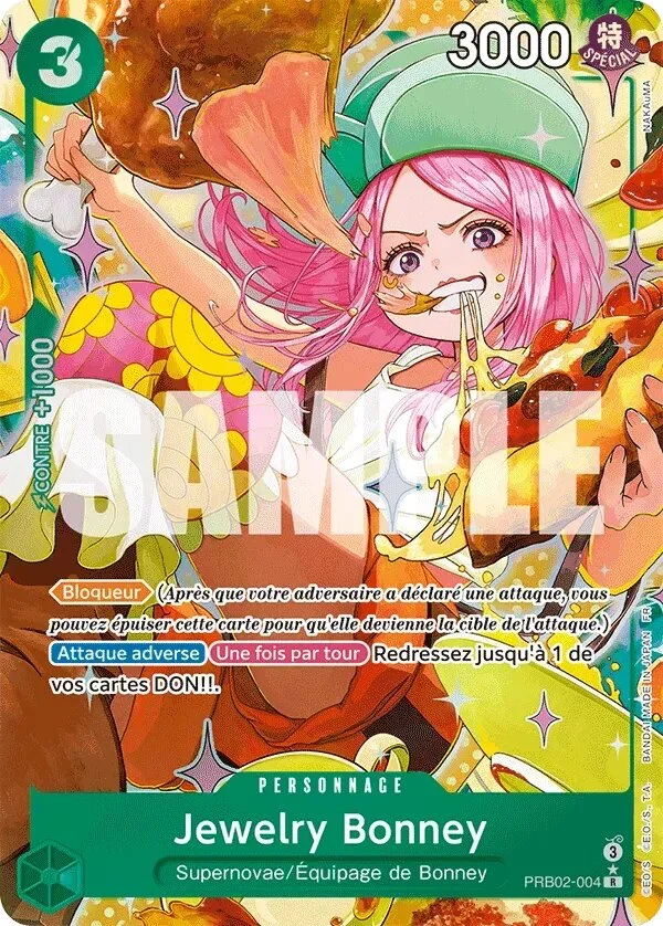 Carte One Piece française Jewelry Bonney PRB02-004 R