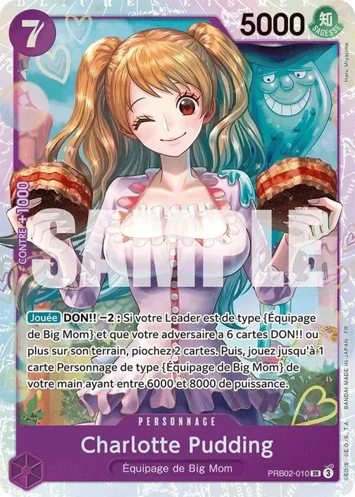 Carte One Piece française PRB02-010 Charlotte Pudding