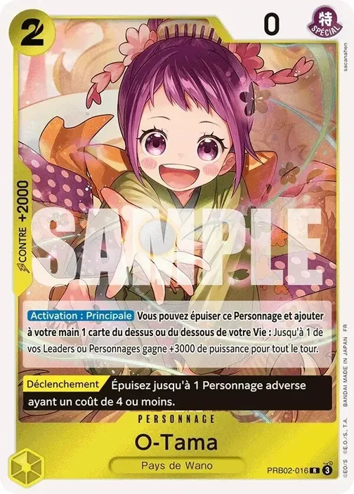 Carte One Piece française PRB02-016 O-Tama