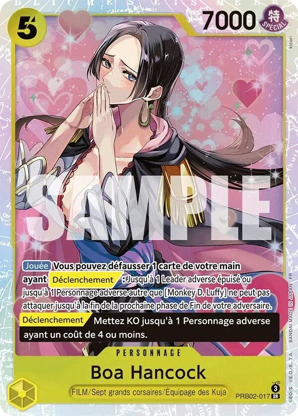 Carte One Piece française Boa Hancock PRB02-017 SR