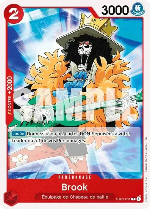 Carte One Piece française ST01-011 Brook