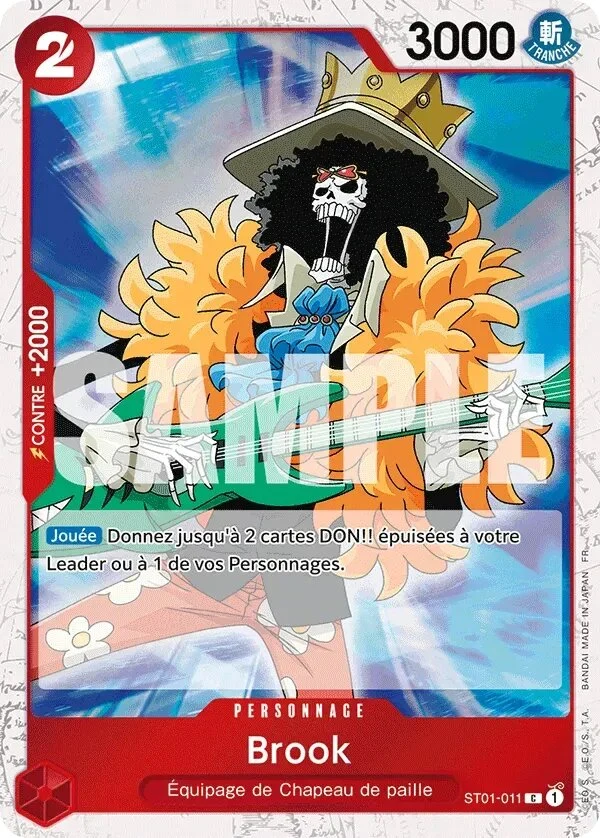 Carte One Piece française Brook ST01-011 C