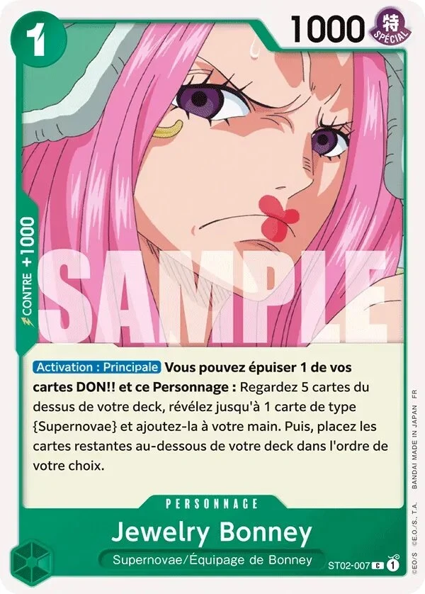 Carte One Piece française Jewelry Bonney ST02-007 C
