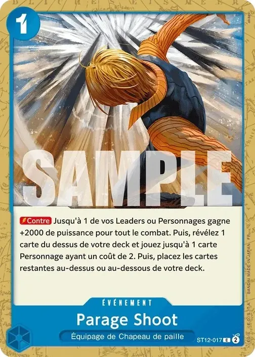 Carte One Piece française ST12-017 Parage Shoot