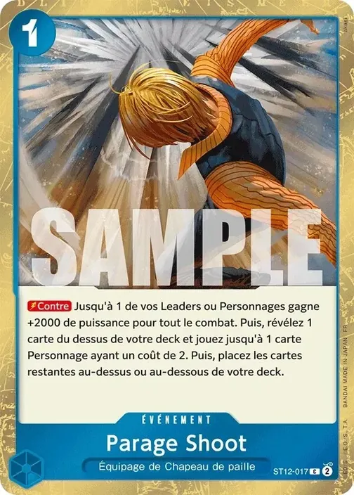 Carte One Piece française ST12-017 Parage Shoot (version 2)