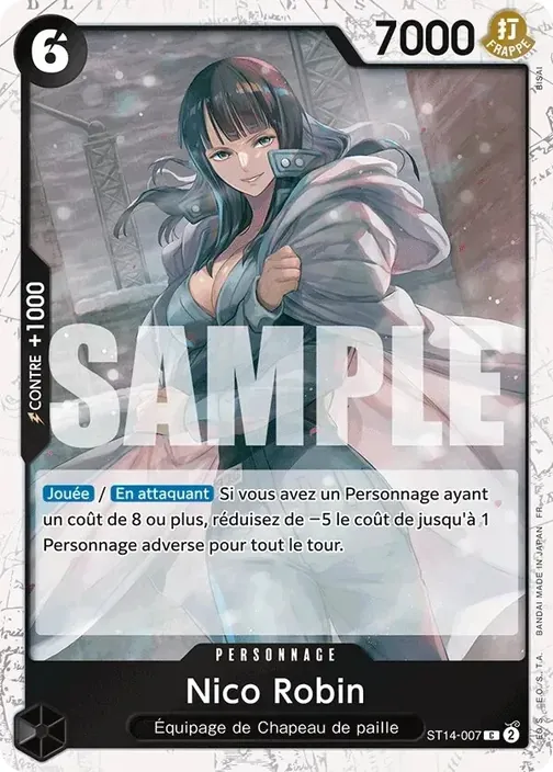 Carte One Piece française ST14-007 Nico Robin (version 2)