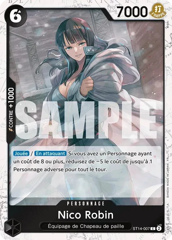 Carte One Piece française Nico Robin ST14-007 C