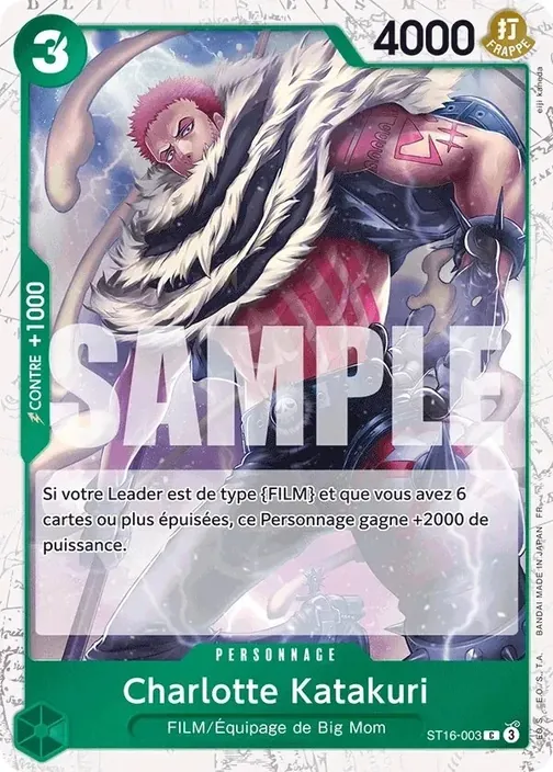 Carte One Piece française ST16-003 Charlotte Katakuri (version 2)