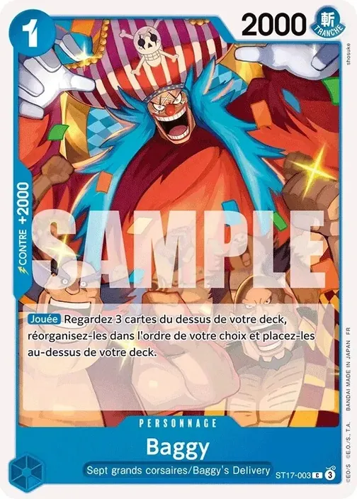 Carte One Piece française ST17-003 Baggy