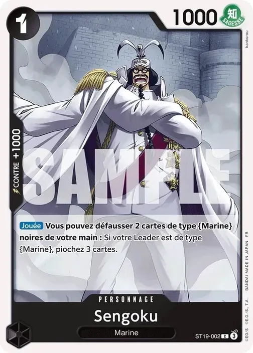 Carte One Piece française ST19-002 Sengoku