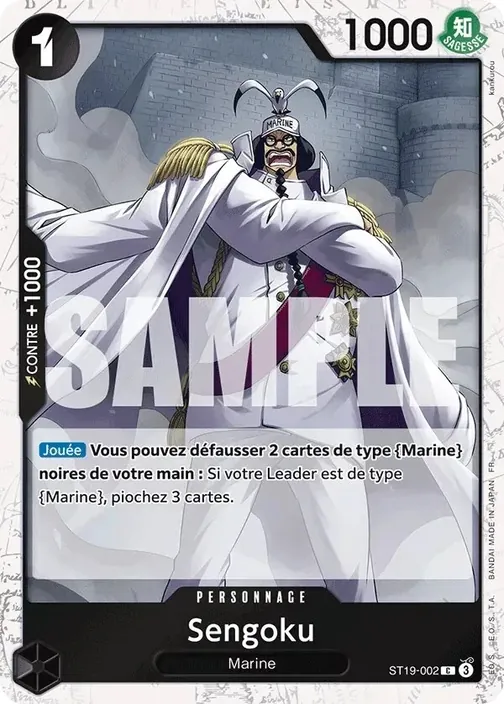 Carte One Piece française ST19-002 Sengoku (version 2)