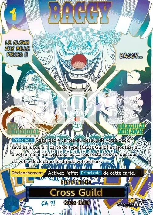 Carte One Piece française OP09-057 Cross Guild (version 2)