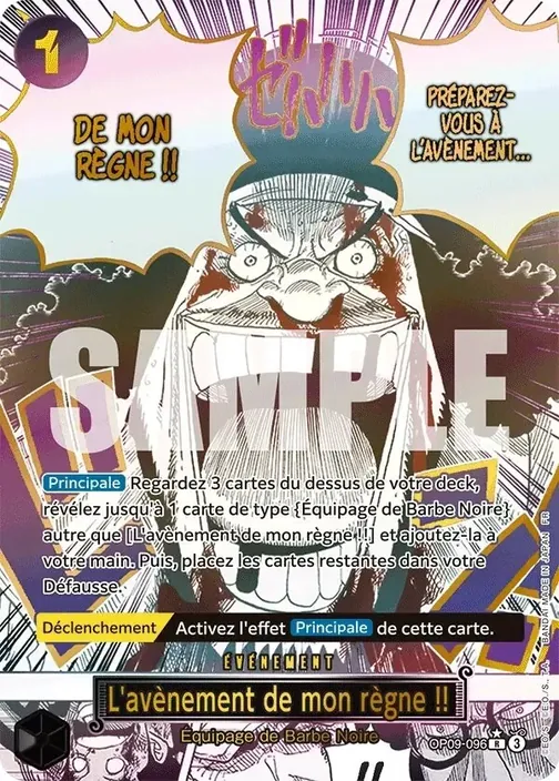 Carte One Piece française OP09-096 L'avènement de mon règne !! (version 2)
