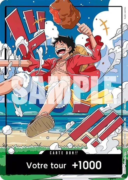 Carte One Piece française DON!! Card Luffy Puzzle (version 21)