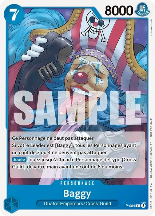 Carte One Piece française P-084 Buggy
