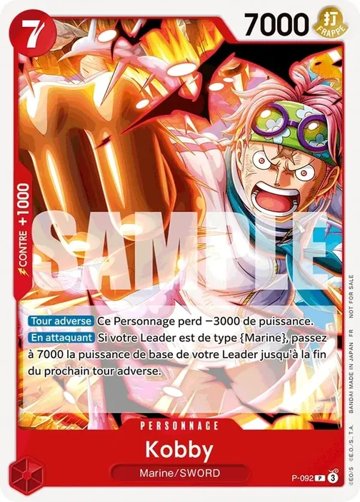 Carte One Piece française P-092 Koby