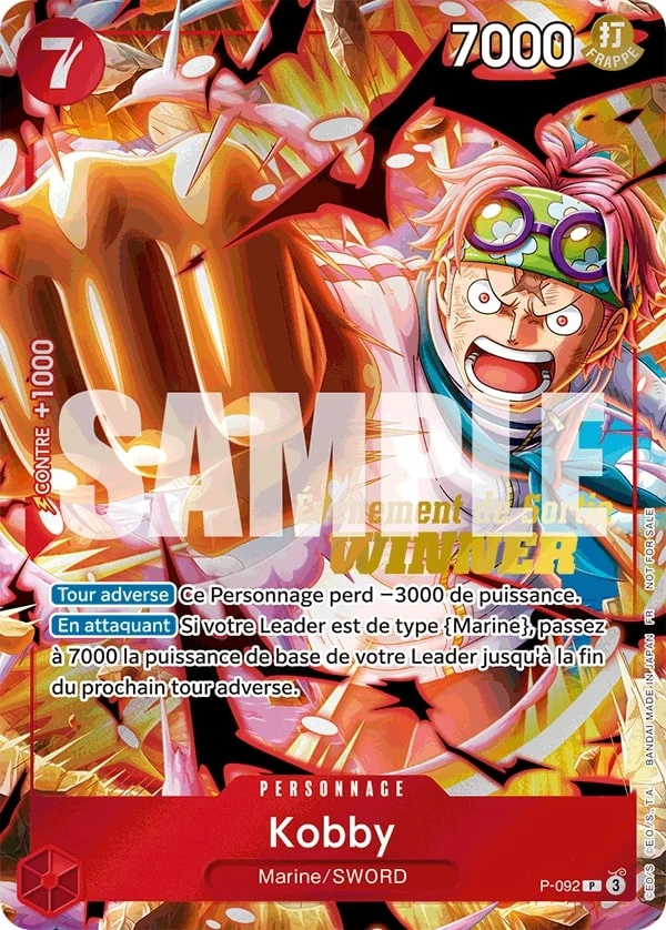 Carte One Piece française Koby P-092 P
