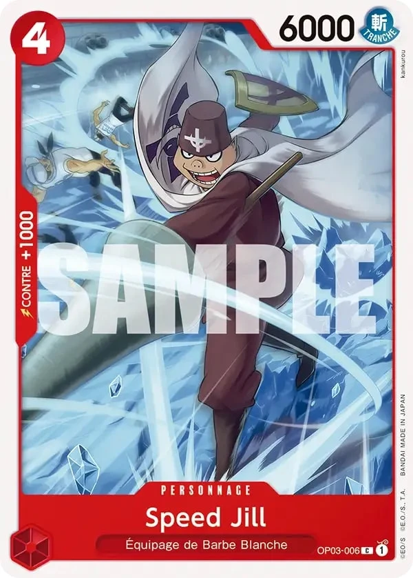Carte One Piece française Speed Jill OP03-006 C