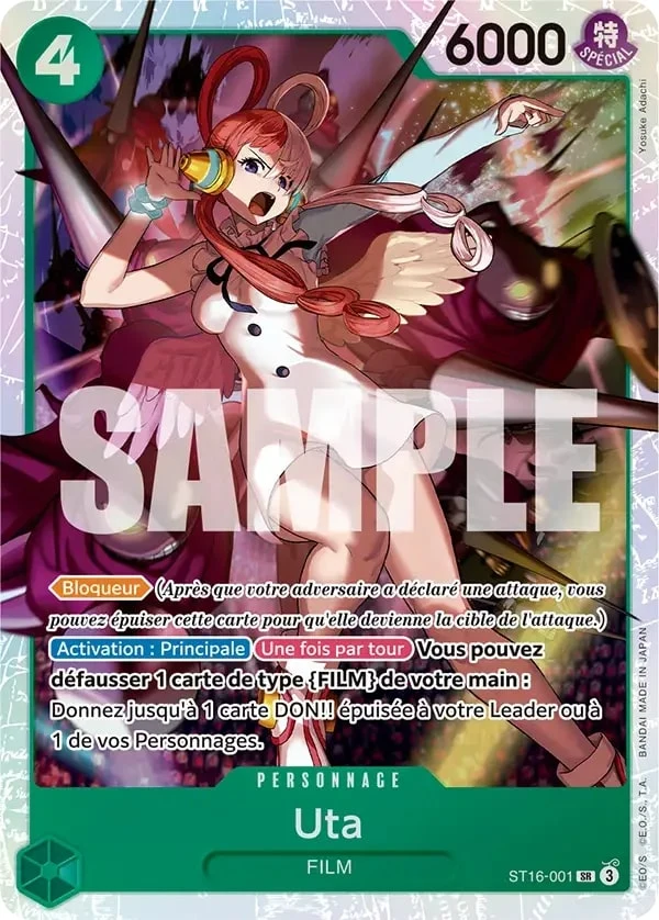 Carte One Piece française Uta ST16-001 SR