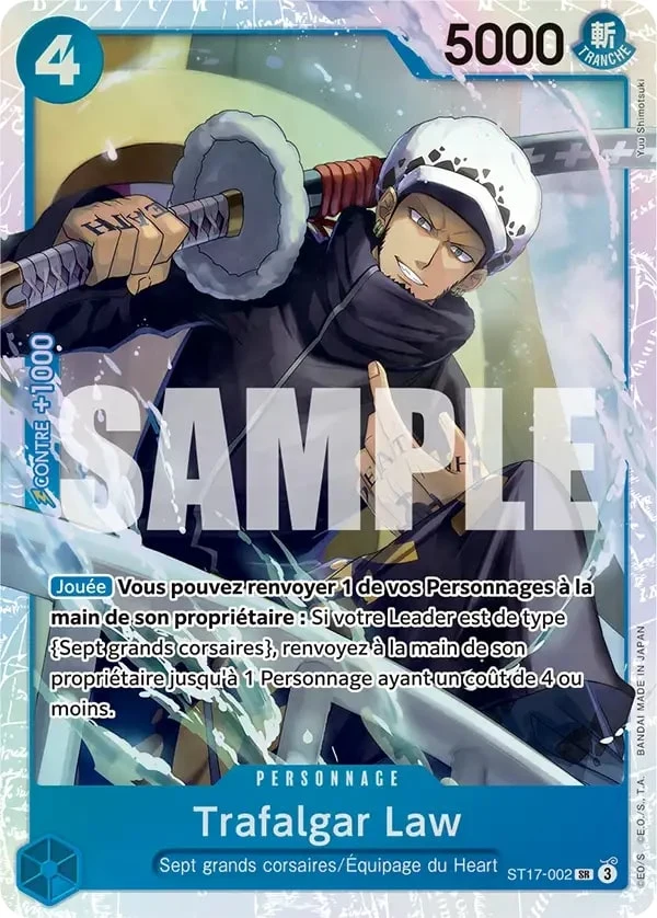 Carte One Piece française Trafalgar Law ST17-002 SR