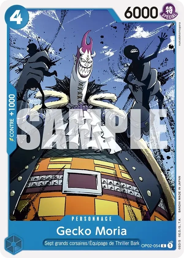 Carte One Piece française Gecko Moria OP02-054 C